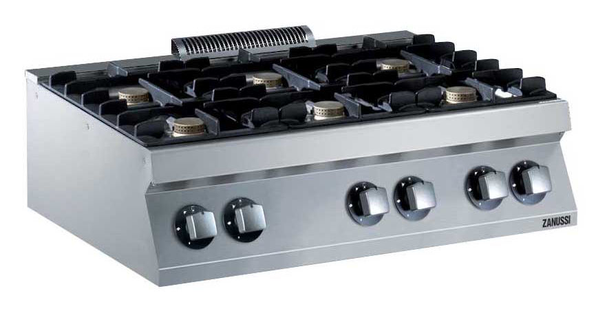 Zanussi Kogebord ZAN 700 Gas 6 blus 33 Kw-0 Zanussi Kogebord ZAN 700 Gas 6 blus 33 Kw-0