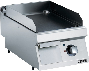 Zanussi stegeplade glat/krom 400 mm-0 Zanussi stegeplade glat/krom 400 mm-0