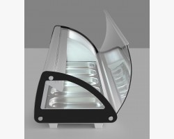 Sushi display - 5 x 1/3 GN-16781
